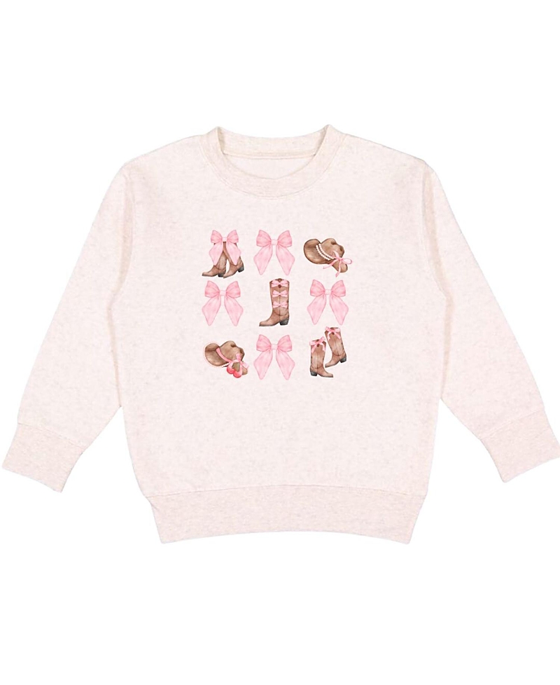 Sweet Wink Cowgirl Sweatshirt In Natural