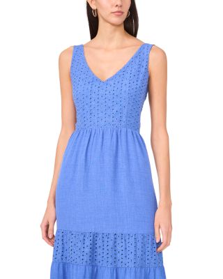 Eyelet Tiered Maxi Dress 