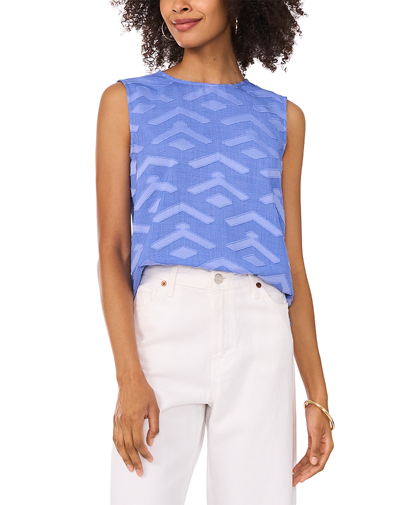 VINCE CAMUTO TEXTURED SLEEVELESS TOP