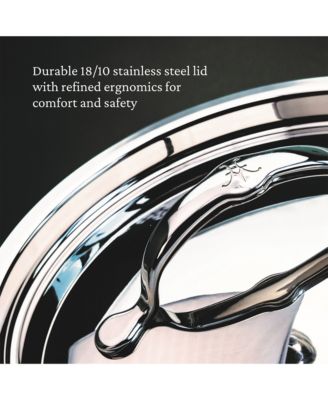 ProBond&reg; Forged 1.5-Quart Professional Clad Stainless Steel Saucepan with Lid