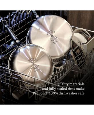 ProBond&amp;reg; Forged 5-Quart Professional Clad Stainless Steel Saut&amp;eacute; Pan with Lid
