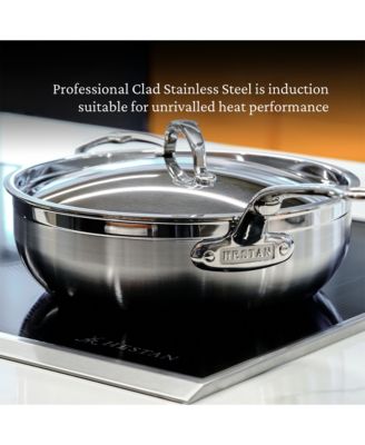 ProBond&amp;reg; Forged 5-Quart Professional Clad Stainless Steel Essential Pan with Lid
