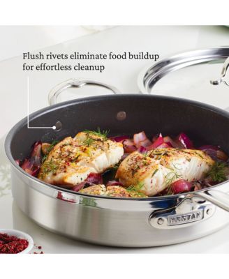 ProBond&reg; Forged 10-Piece Professional Clad Stainless Steel Cookware Set with TITUM&reg; Nonstick