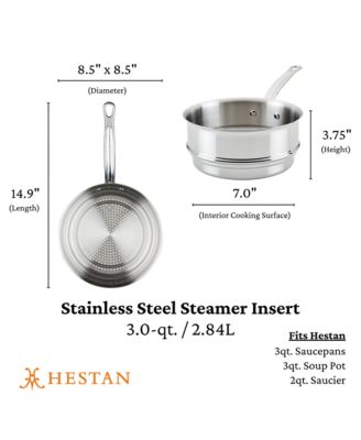 Provisions 3-Quart Stainless Steel Steamer Insert