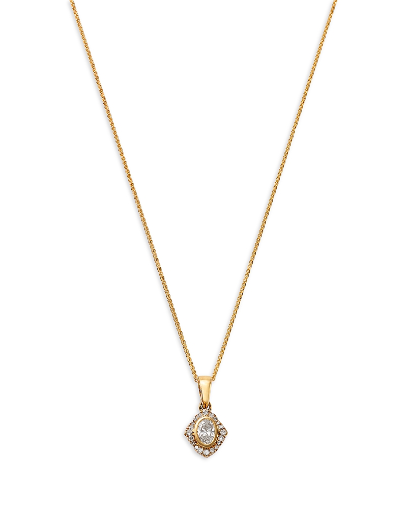Bloomingdale's Fine Collection Diamond Pendant Necklace In 14k Yellow Gold, 0.25 Ct. T. W.