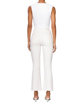 Bridget Bootcut High Rise Instasculpt™ Crop Jeans in White