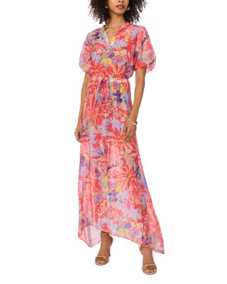 VINCE CAMUTO - Puff Sleeve Maxi Dress
