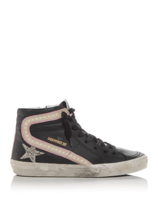 Unisex Slide Embellished High Top Sneakers