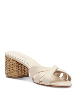 Women&#39;s Keefa Straw Heel Sandals