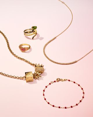 9K Yellow Gold You&#39;re So Vine Peridot &amp; Enamel Coil Ring