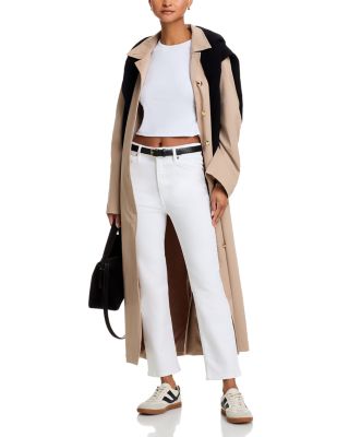 The Pencil High Rise Ankle Jeans in White