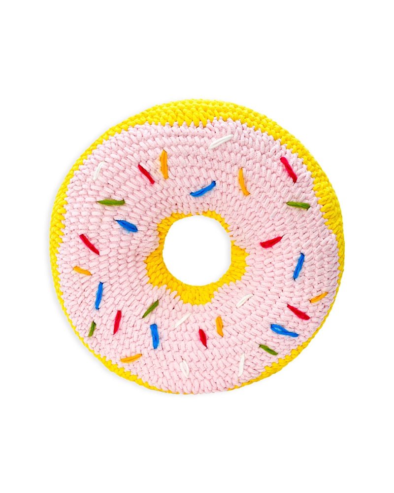 Iscream Crochet Donut Pillow