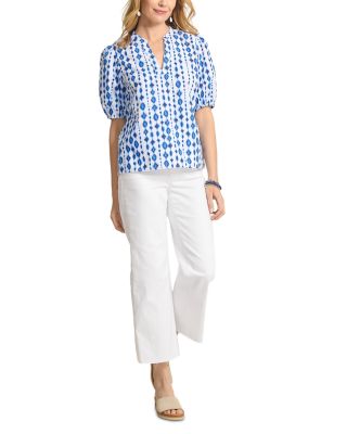 Crystalline Cove Puff Sleeve Top