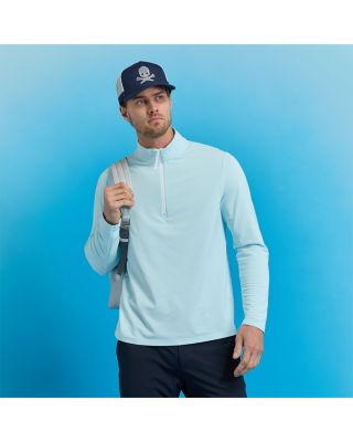 Brushed Back Tech Quarter Zip Pullover