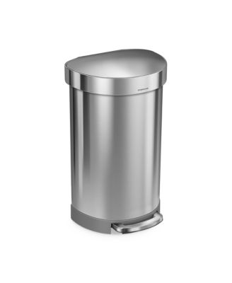 45 Liter Semi-Round Liner Rim Kitchen Trash Can