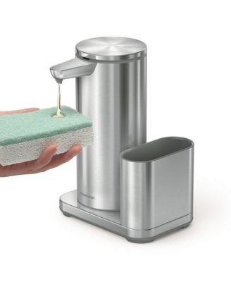 14oz Sensor Pump, Touch-free Hand Soap Dispenser with Sponge Caddy