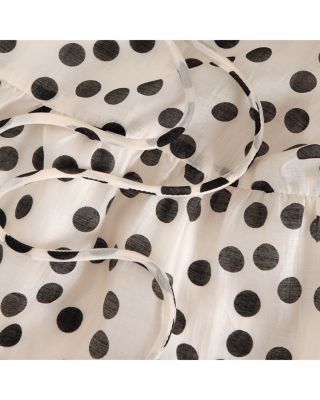 Nita Spot Print Maxi Dress