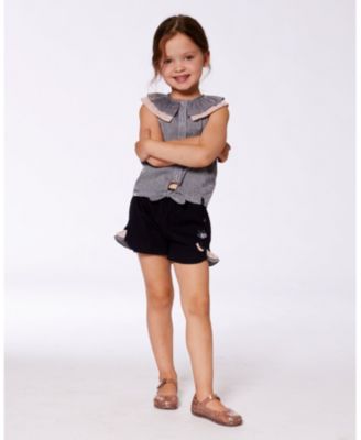 Girls' Crinkle Short with Frills - Big Kid