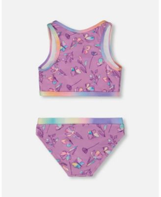 Girls' Printed Two-Piece Swimsuit - Little Kid