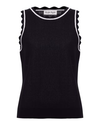 Liz Scalloped Edge Tank Top