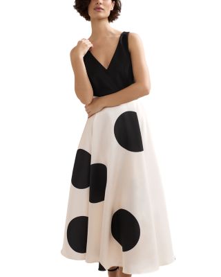 Delie Polka Dot Skirt Dress