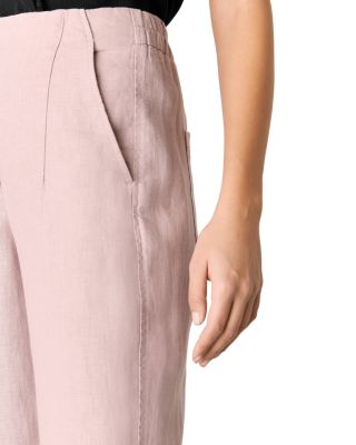 Linen Barrel Leg Pants