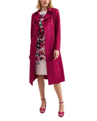 Cheryl Fitted Trench Button Up Jacket