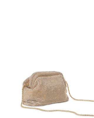 Doreen Gold Tone Diamant&eacute; Frame Pouch