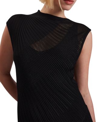 Celyina Textured Knit Midi Dress