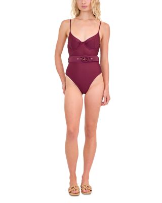 Noa Belted One Piece Swimsuit
