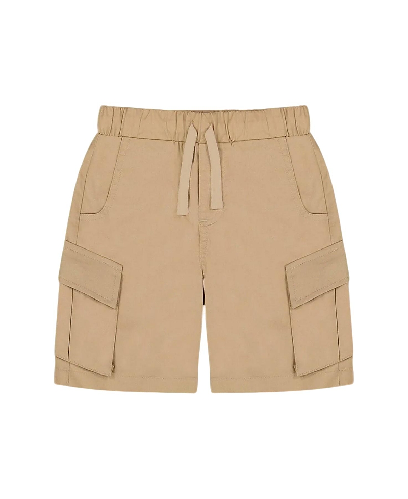 Deux Par Deux Boys' Parachute Cargo Pocket Shorts - Baby In Neutral