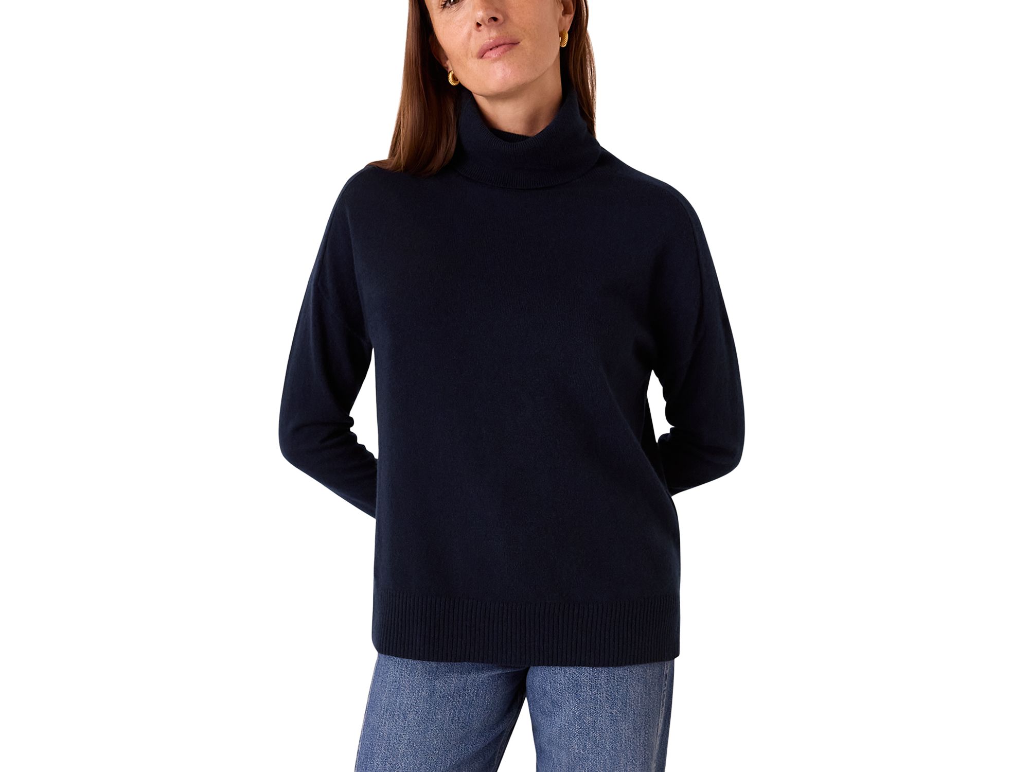 Cashmere Roll Neck Sweater - Image 1