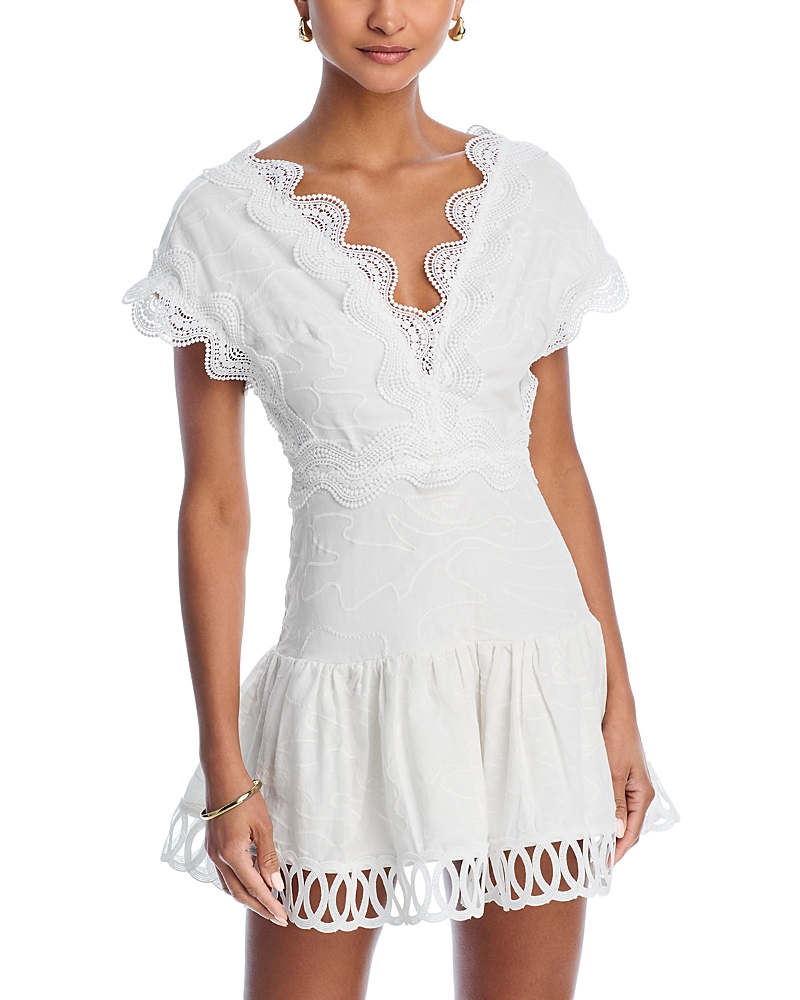 Waimari Moonlite Mini Dress In White