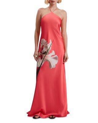 Ted Baker - Ajima Floral Halterneck Maxi Dress
