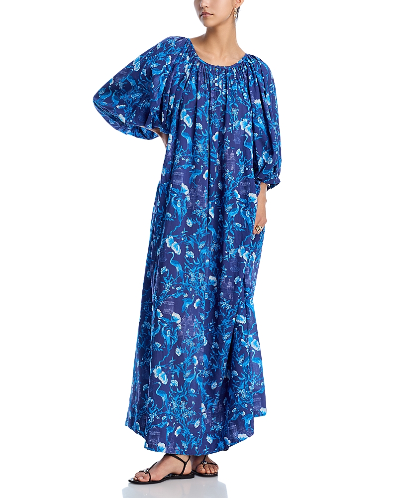 Coniglio Palm Beach Silk Floral Maxi Dress