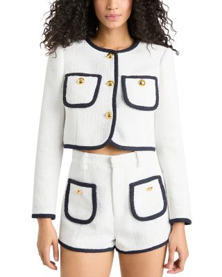 Auden Contrast Trim Jacket & Shorts