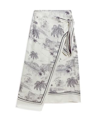 Ted Baker - Melva Tie Waist Toille Skirt