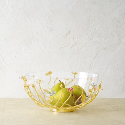 Wildflowers Large Glass Bowl