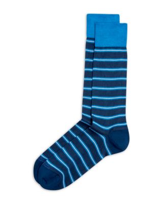 Simple Stripe Crew Socks