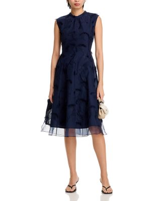 Sleeveless Chiffon Combo Dress 