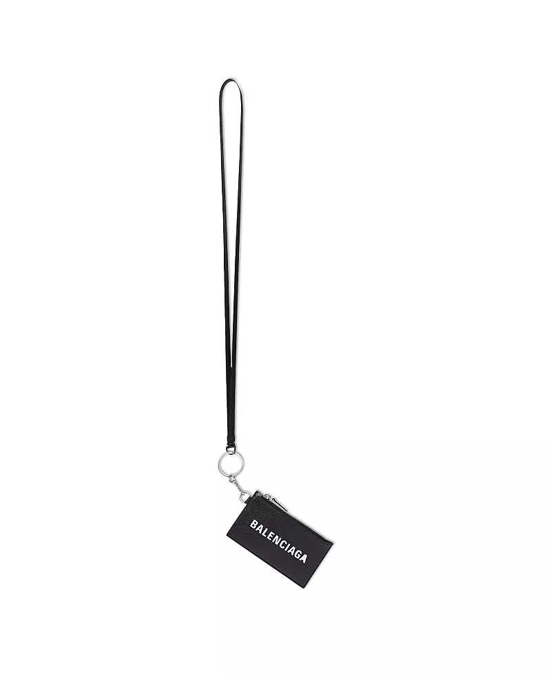 Balenciaga Cash Card Case on Keychain