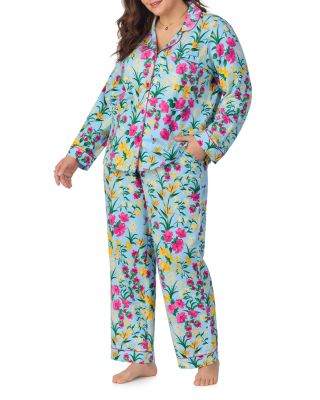 Printed Knit Long Sleeve Pajama Set