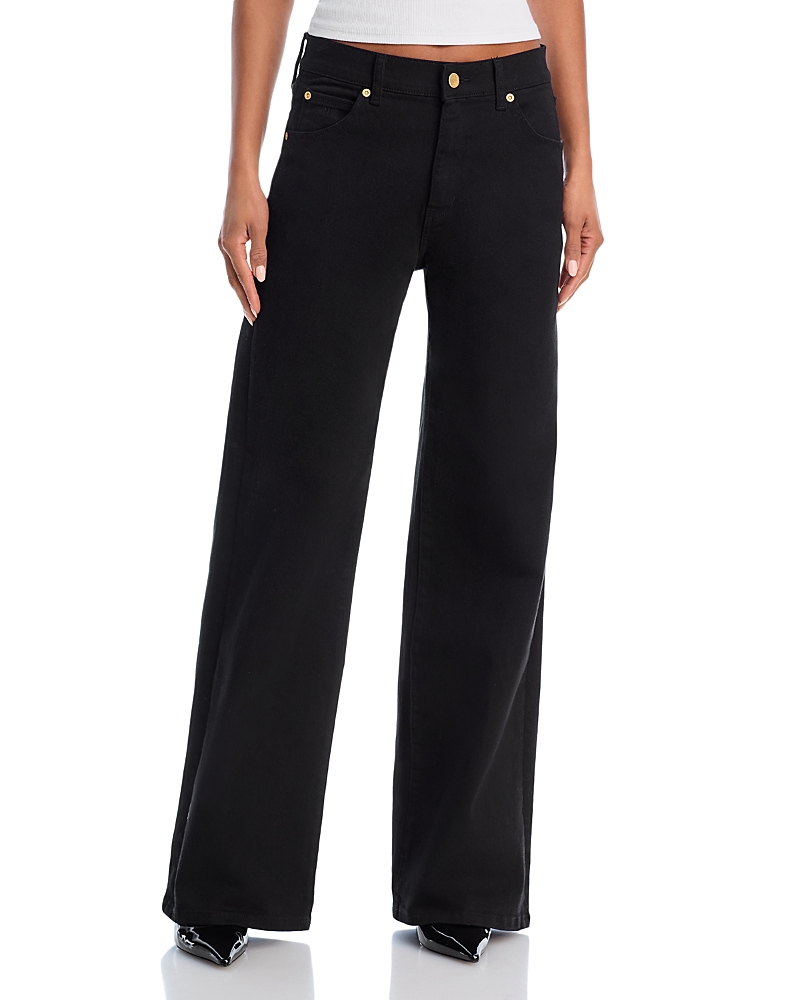 Kobi Halperin Sagit High Rise Wide Leg Jeans in Black
