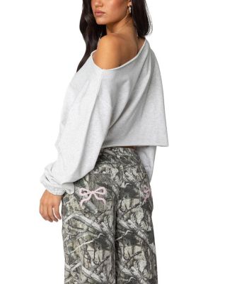 Aveline Off Shoulder Light Sweatshirt