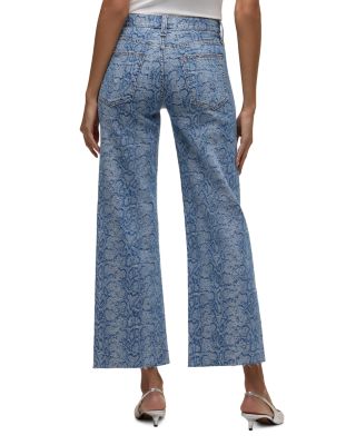 Rosie High Rise Ankle Wide Leg Jeans in Venom