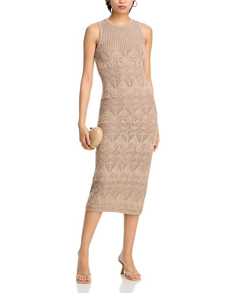 Aqua Sweater Midi Dress - Exclusive