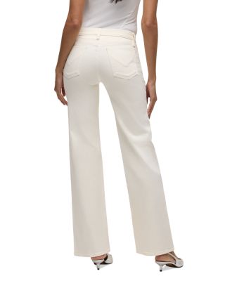 Kelli Low Rise Straight Jeans in Ecru