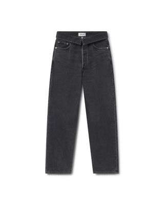 Echo Tapered Foldover Jeans in Zephyr