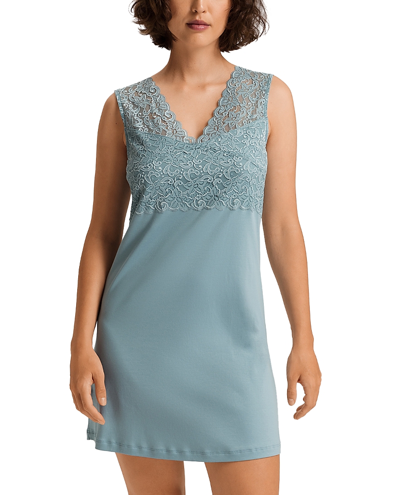 Hanro Cotton Lace-trim Moments Nightdress