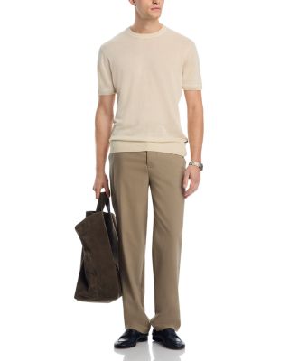 Linen Blend Crewneck Sweater